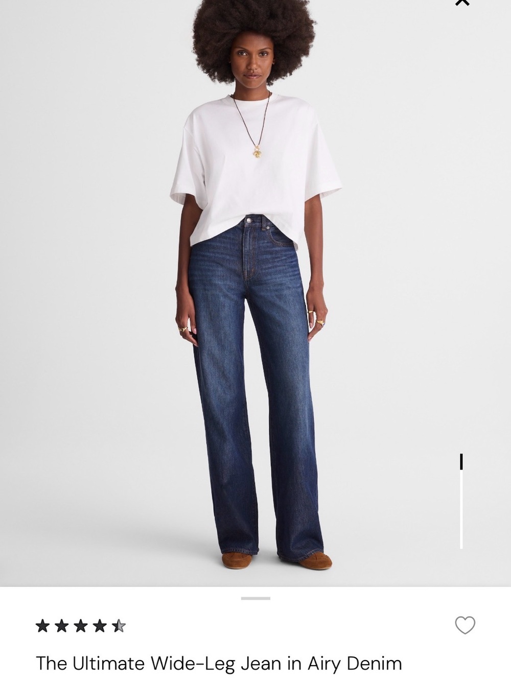 Madewell Ultimate Wide-Leg in Airy Denim